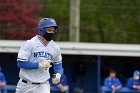 Baseball vs CGA  Wheaton College Baseball vs Coast Guard Academy during game one of the NEWMAC semi-finals playoffs. - (Photo by Keith Nordstrom) : Wheaton, baseball, NEWMAC